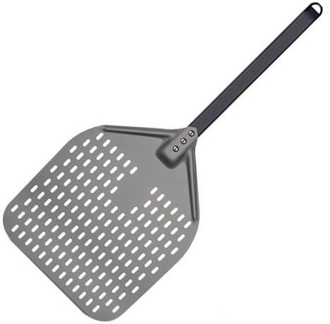 Łopata do pizzy aluminiowa PERFOROWANA szerokość 30 cm + NÓŻ