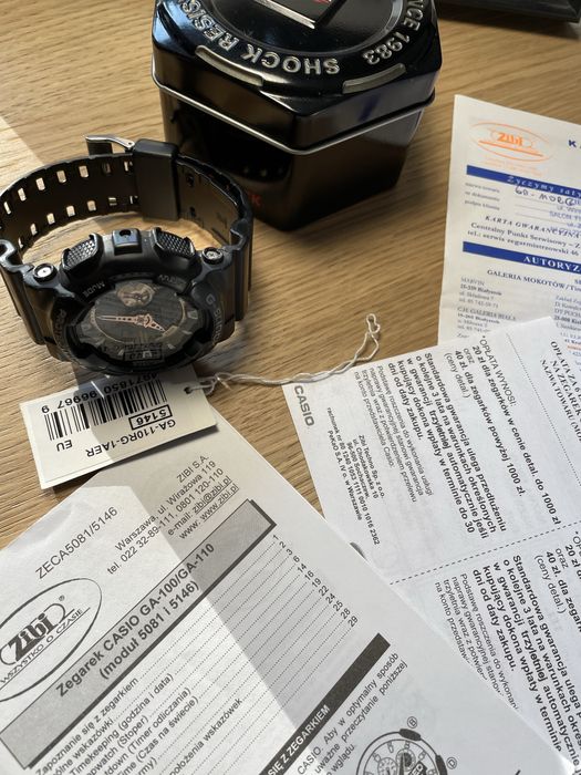 +Zegarek Casio G-SHOCK GA-110RG-1AER + pudełko