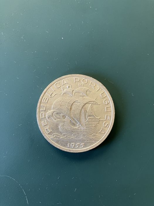 Moeda 10 Escudos Prata 1955