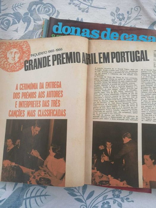 Revista "Donas de Casa" anos 60/70 – colecção 1964 1966 1968 1969 1970 1971 1972
