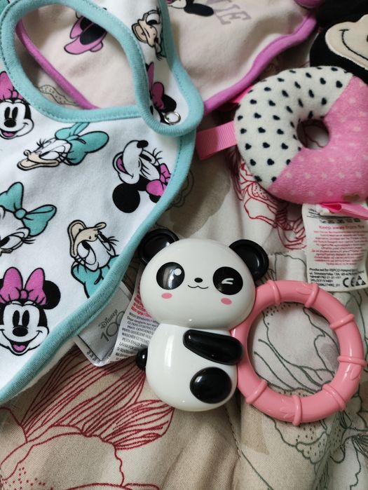 Zestaw zabawek dla niemowlaka pozytywka grzechotka malucha dla dziewcz