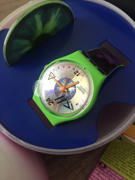 Relógio Swatch Especial GZ215 Playa Look Edição limitada colecionador