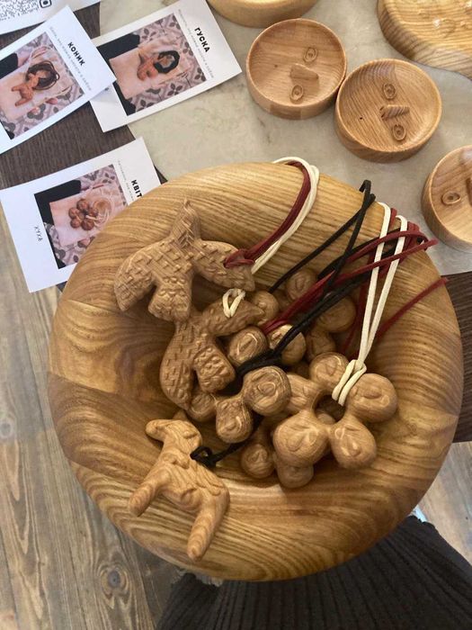 Гуска - прикраса з дерева