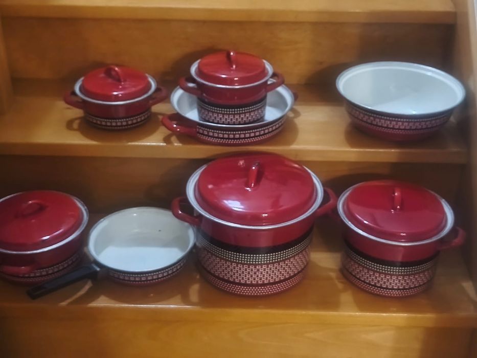 Trem cozinha  vintage esmalte