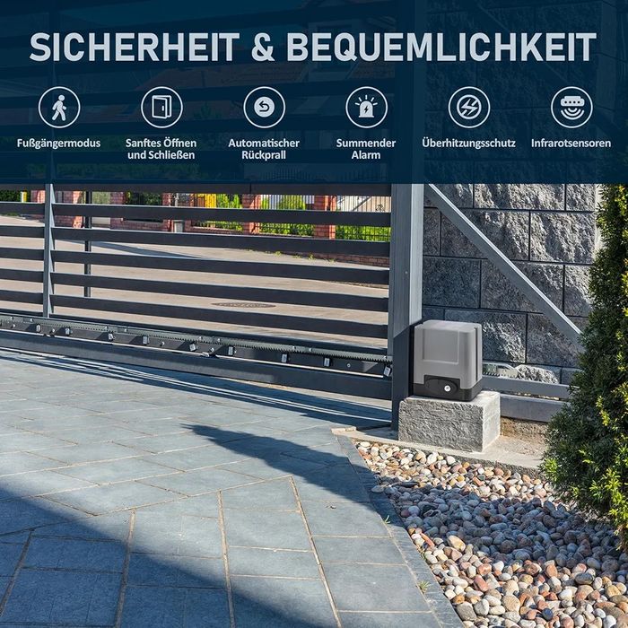 Электрический привод для раздвижных ворот CO-Z мощностью 280 Вт компле