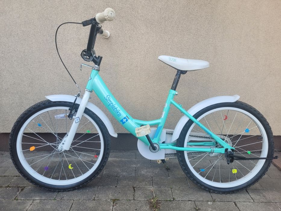 Rower BMX Simplebike Susie 20” turkusowy – dla dziewczynki
