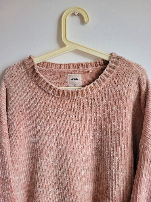 Sweter damski brzoskwiniowy Sinsay 36