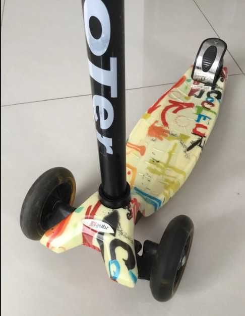 Hulajnoga - świecące kółka