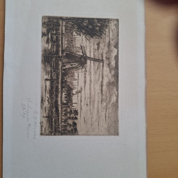 Grafika Gdańsk z 1900 roku  z dedykacją
