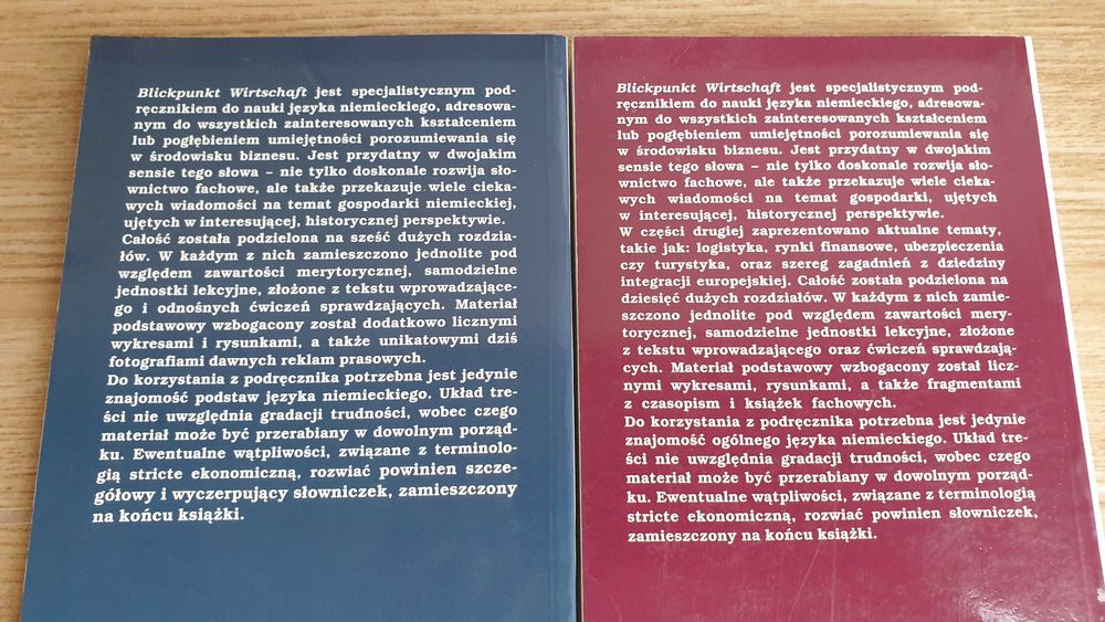 Zestaw książek do nauki języka niemieckiego