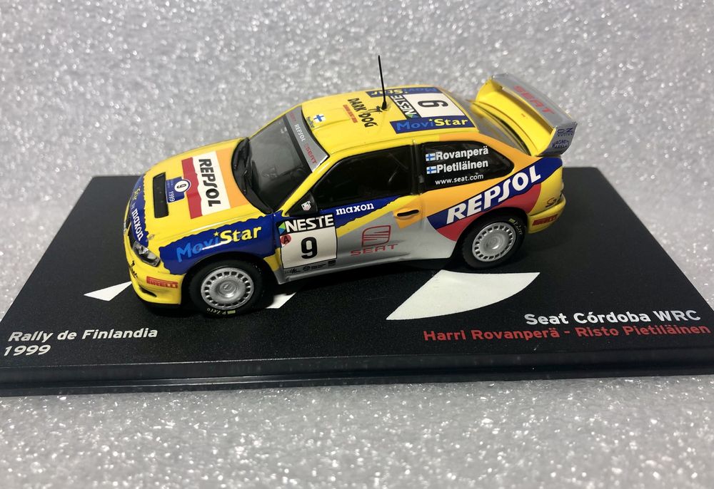 Miniaturas de carros de rali rally wrc