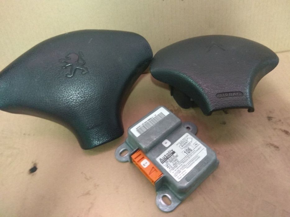 Airbag Peugeot 106 e Citroen Saxo, fita airbag, módulos