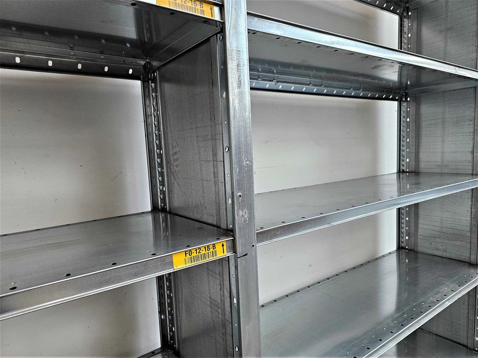 Regał Magazynowy 40x230x393/18p Metalowy Półkowy Ocynk Garaż Warsztat