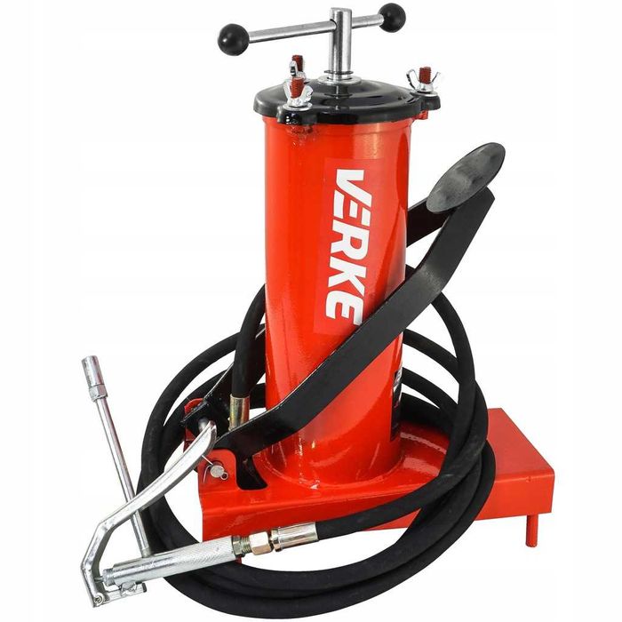 SMAROWNICA TAWOTNICA Nożna Do Smarowania Smaru Pneumatyczna 3L WĄŻ 4m