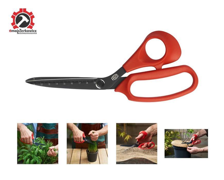 FELCO 455 nożyczki wielofunkcyjne nierdzewne 225 mm