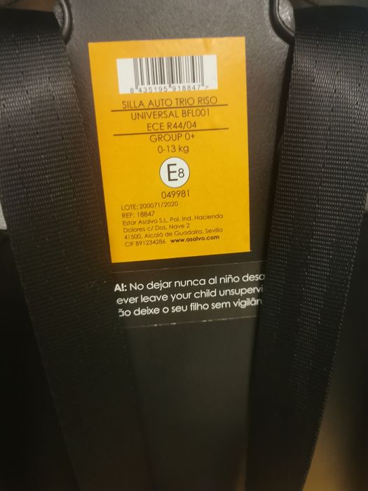 Cadeira Auto 0+ (babycoque)