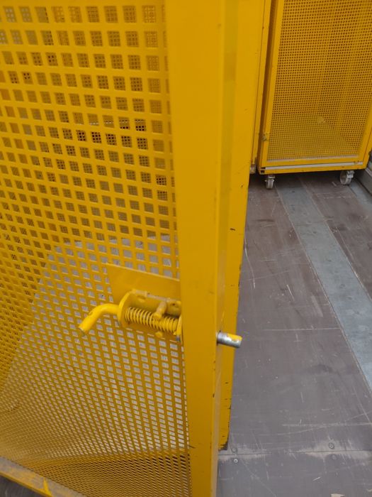 Wózek duży kurierski siatkowy transportowy magazynowy