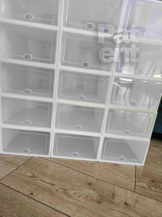 Pudełka 20 sztuk modułowe organizery białe do przechowywania zestaw