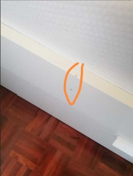 Cama de casal Brimnes (Ikea) com arrumação/gavetões e cabeceira, 160 x 200cm