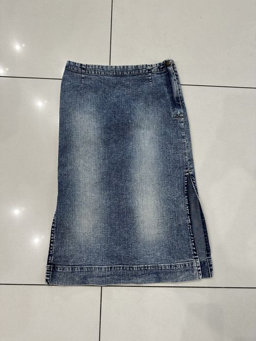 Spódnica jeansowa z rozcięciem rozmiar 36