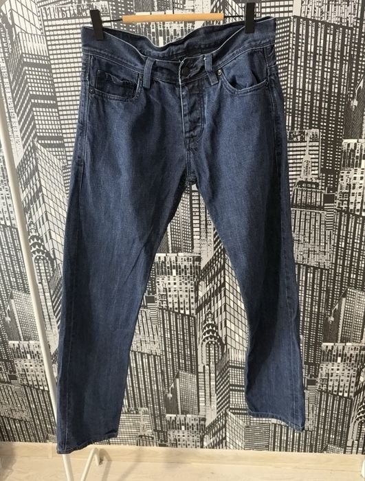 Чоловічі темно сині джинси Armani Exchange базові чоловічі джинси Armani Армані