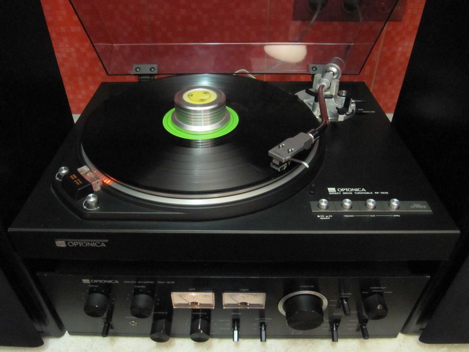 ТОПОВА Вінілова Стереосистема «OPTONICA» - Підсилювач + Проигравач