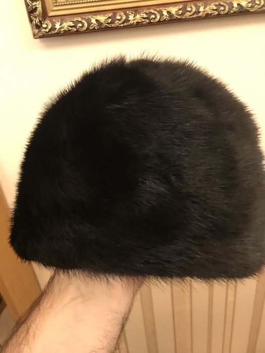 Срочно! Вишукана хутрова жіноча  шапка з норки,   норкова капелюх