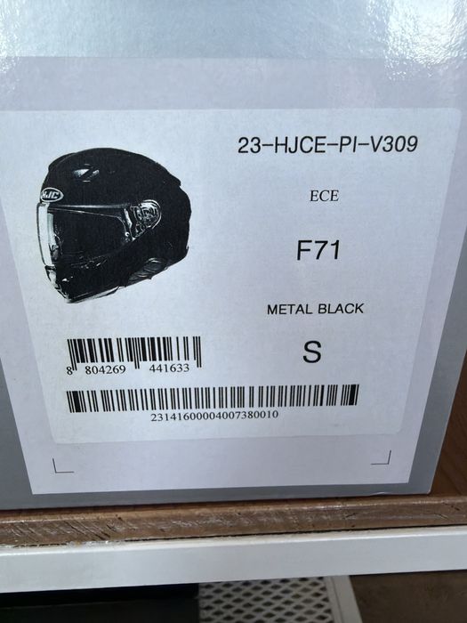 Capacete HJC preto tamanho S