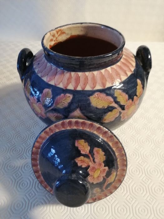 2 potes em barro alentejano de São Pedro do Corval