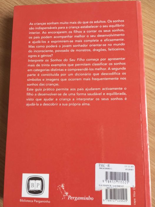 Interprete os Sonhos do Seu Filho de Laurent Lachance