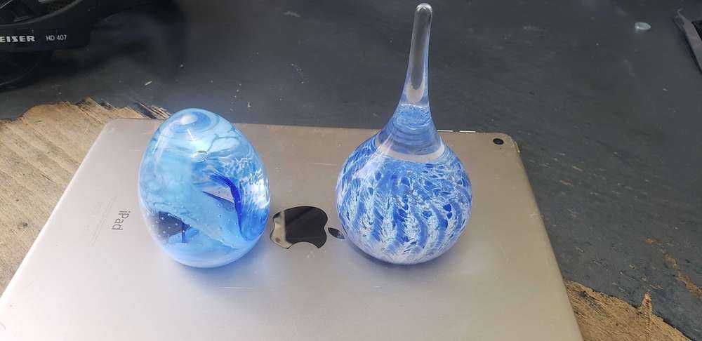 штатив для перстня, кільця скляний декор Caitness Scotland glass