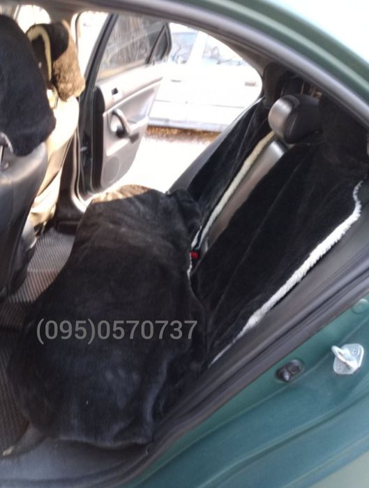 Хутряні автонакидки в авто для сидіння, +ПОДАРУНОК