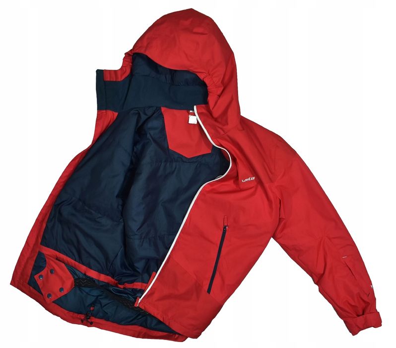 Wed'ze Męska Czerwona Kurtka Narciarska Slide 200 L