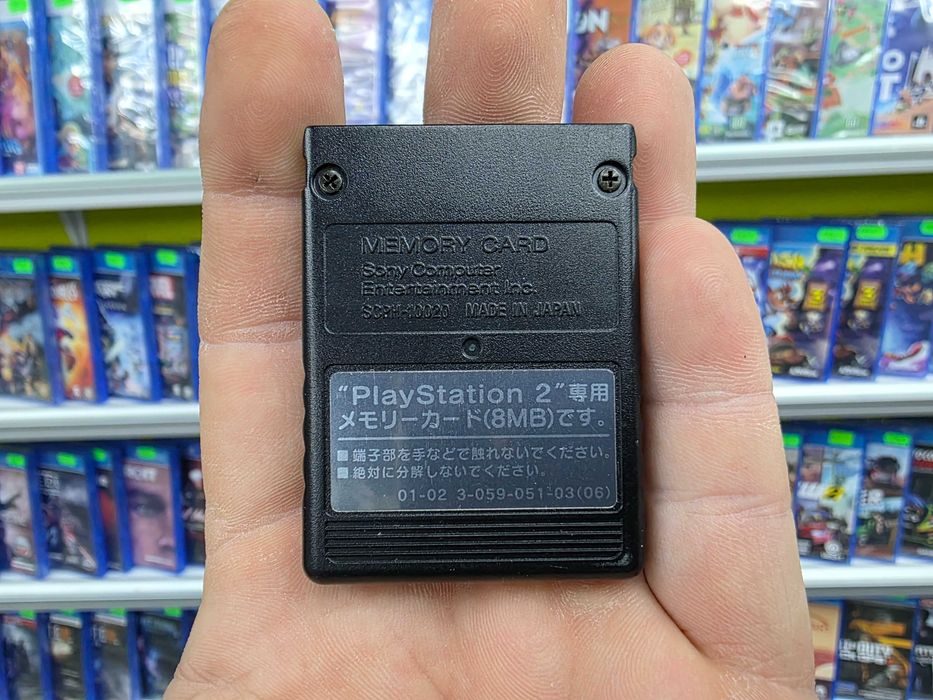 Oryginalna karta pamięci PS2 Playstation 2 BLACK Czarna Import JAPONIA