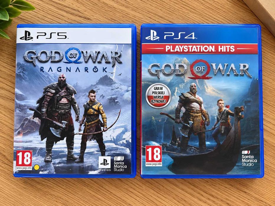 God of War Ragnarok + God Of War PS5/PS4 Zestaw Polski duubing