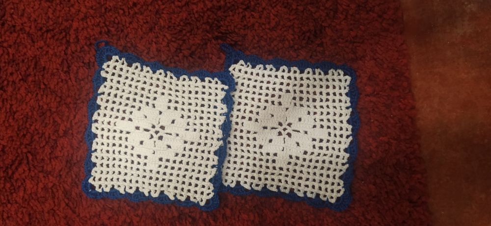 3 peças+2 rendas feitas a mão