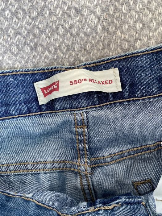 Spodnie męskie Levis oryginalne w29 l29 550 blue jeans relaxed
