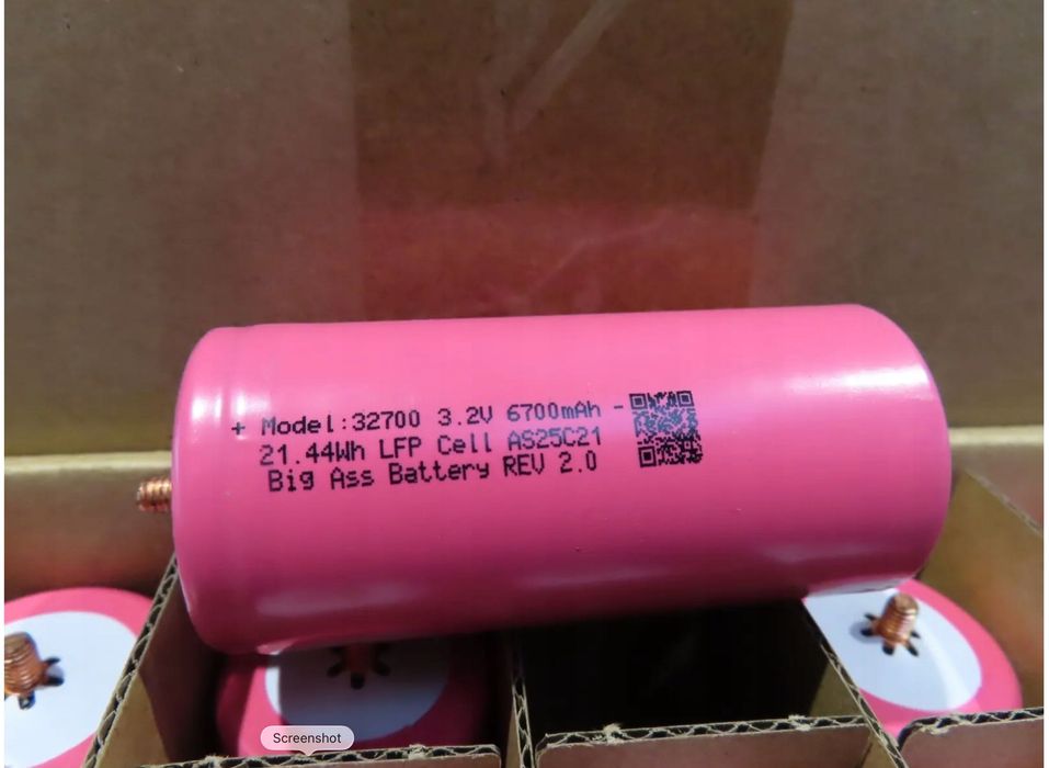 120 x Аккумулятор 32700 батарея BAB LFP cell LiFePO4 32700 6700 мАг