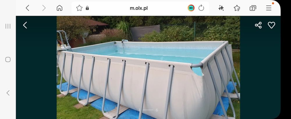 Basen stelażowy 4.88/2.44×1.07