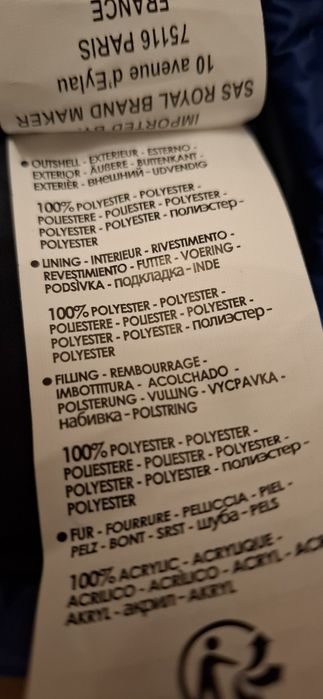 Męska kurtka zimowa Canadian Peak pacific blue