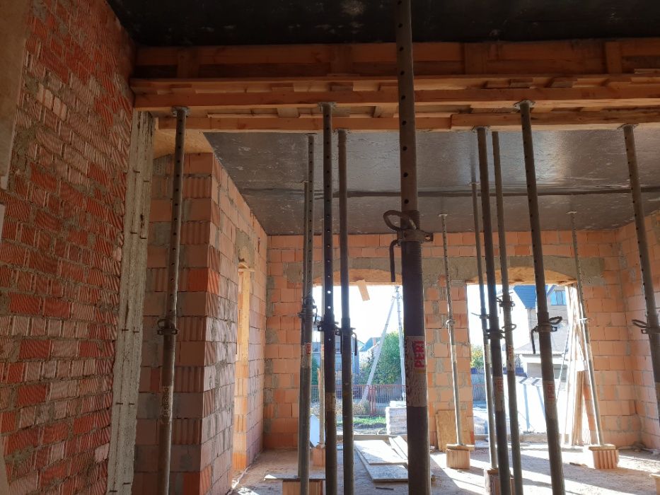 Бетонные работы, монолитные конструкции, бетонный фундамент