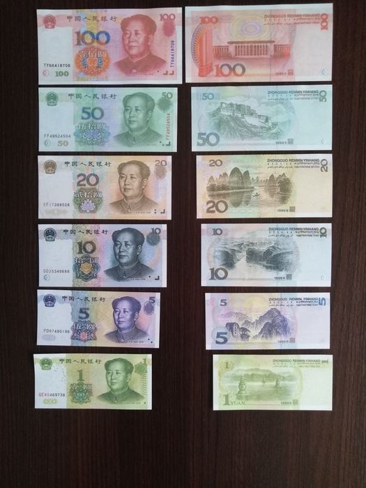 Banknoty Kanada Meksyk Chiny kopie.