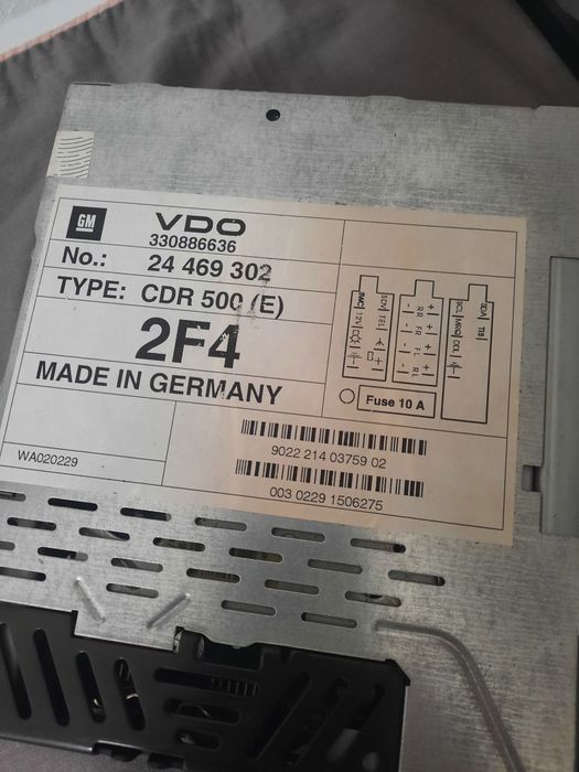 Radio automovel VDO alemao