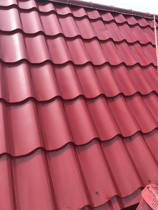 Ремонт даху, фарбування, заміна жолобних ринв, покрівля