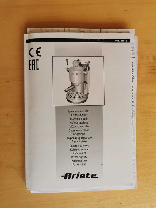 Ekspres do kawy Ariete Cafe Novecento 1387B używany