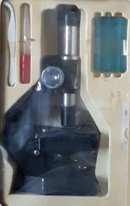 Microscópio Didático para inicio de estudo científico - Vintage