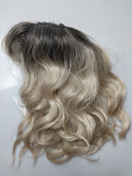 Peruka BESTUNG bob Kolor ombre blond jak prawdziwy włos