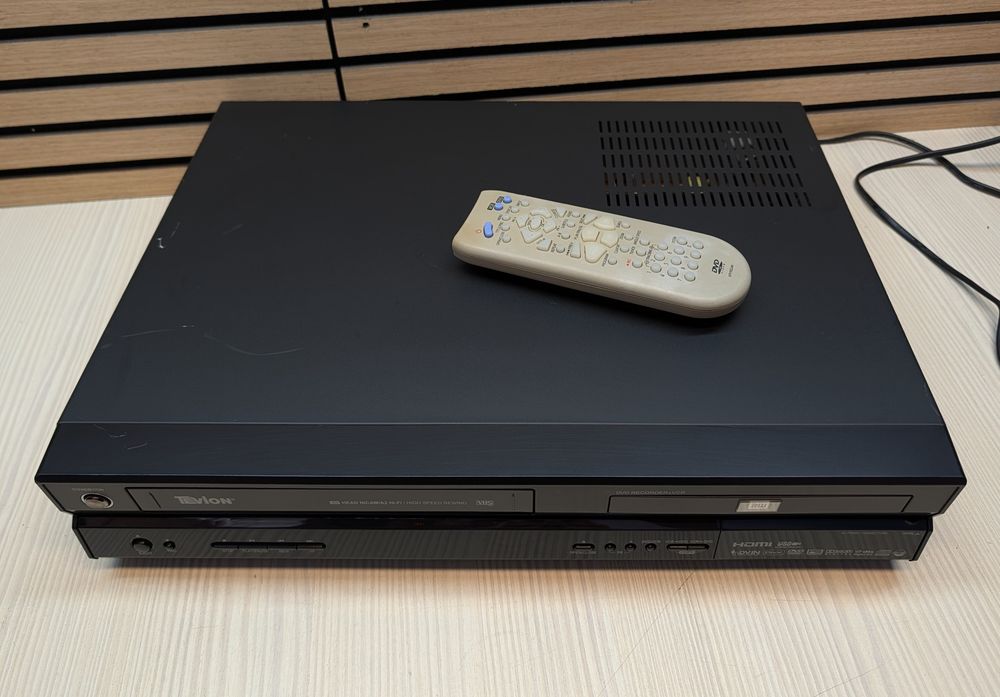 TEVION MD81664 #Nagrywarka DVD VHS #6HD #HDMI #USB #DV #PL Menu #DivX #Pilot #Przegrywanie VHS na DVD