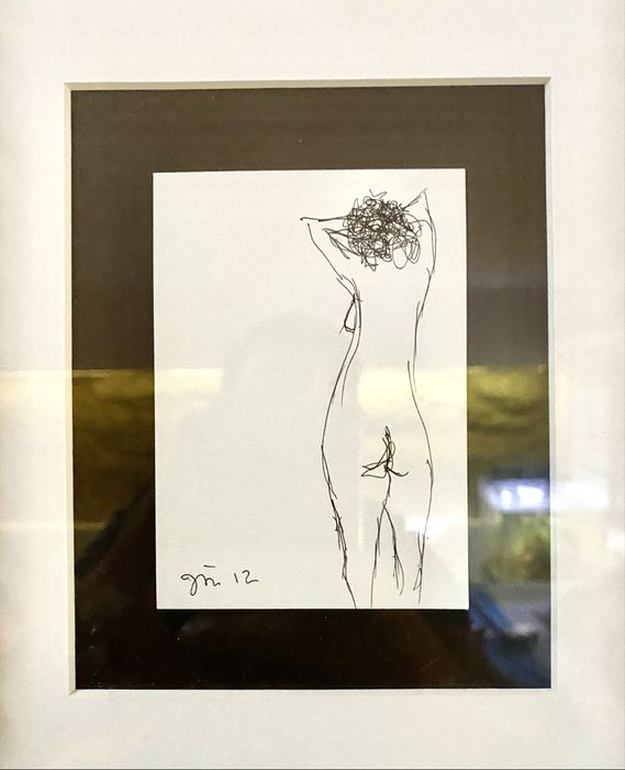 Desenho original, Nu de Cutileiro