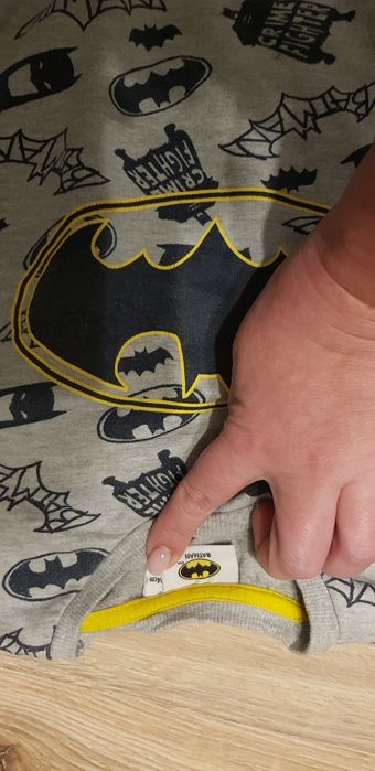 Spodnie ocieplane Cool Club plus bluza Batman, rozm. 134